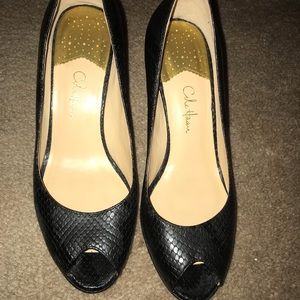 Cole Haan Snakeskin Pumps